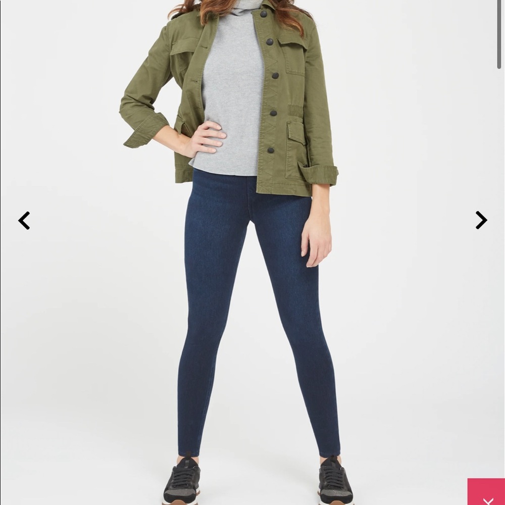 Jean-ish spank leggings in grey